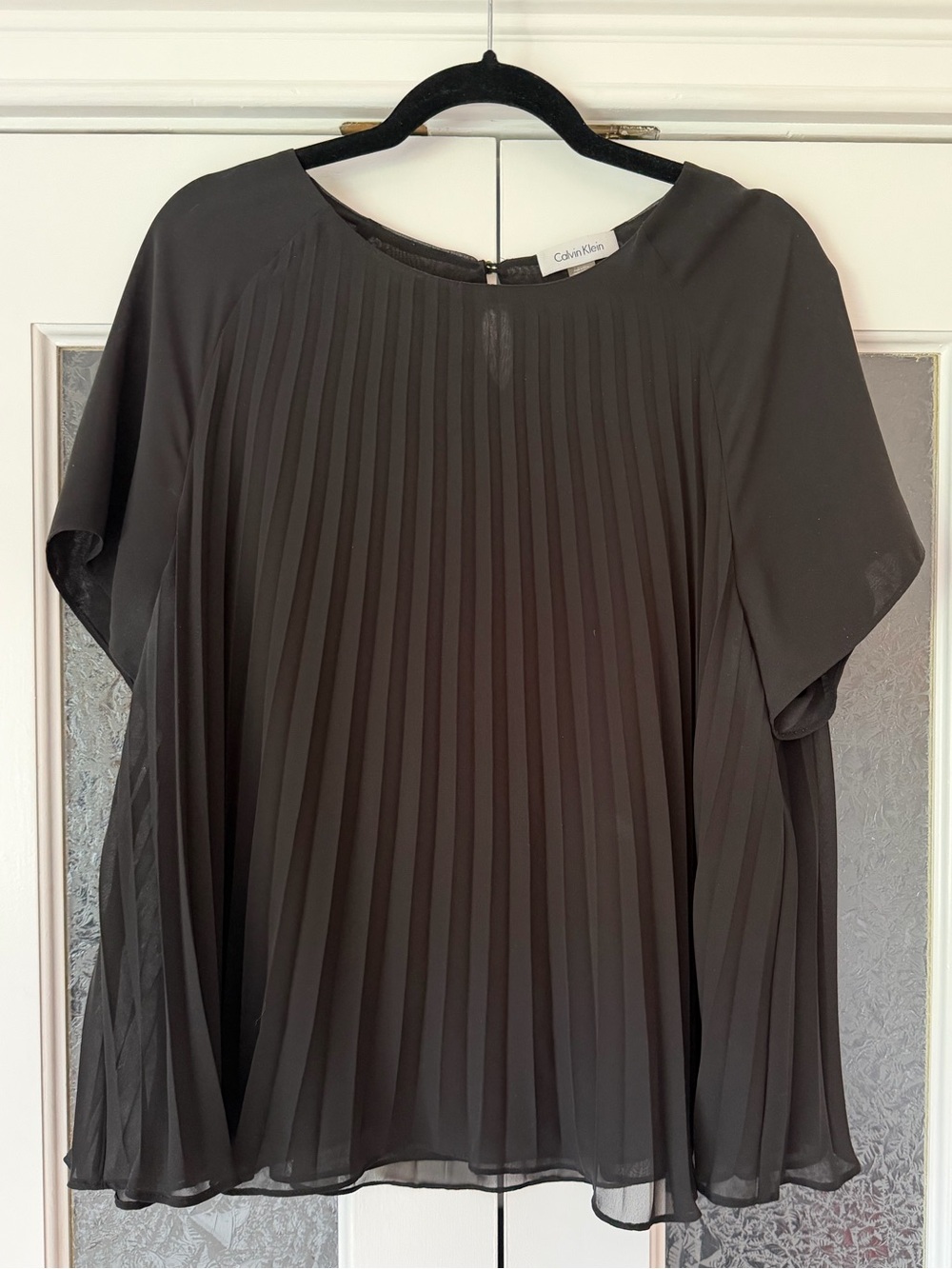 Pleated, Flowy Blouse